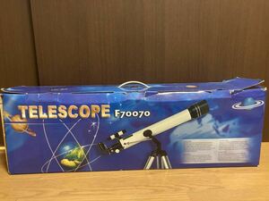 TELESCOPE F70070 white (GOLDSTAR 70070. same one goods ) heaven body telescope including carriage heaven body ..