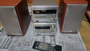 ONKYO　CR-185X　MD-185X　スピーカー　リモコンセット　中古現状品送料込み