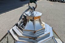 長期保管品 EICHHOLTZ アイホールツ Lantern Owen nickel 直径80cm ランタン風 照明 5灯 オランダ 高級ブランド アンティーク風_画像3