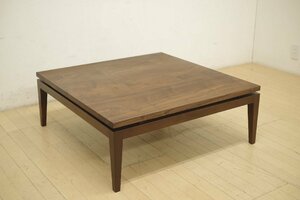 Ritzwell リッツウェル GO TABLE リビングテーブル ウォールナット無垢材 オイル仕上げ センターテーブル 中古 ナチュラル 幅90cm 定価31万