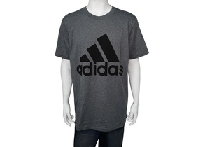 ts-BP7453-Gray-2XL-5 adidas アディダス ADI TREFOIL TEE トレフォイル メンズＴシャツ 半袖 プリント T-SHIRT USサイズ グレー 2XL