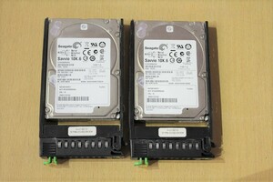 【600G/SAS/2.5インチ/2台セット】富士通/Seagate/ST600MM0006/富士通マウンタ付属/10000rpm