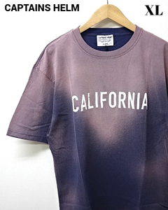 XL 新品【CAPTAINS HELM CHT#SEA-SALT CALIFORNIA TEE NAVY CH21-SP-T05 キャプテンズヘルム カリフォルニア Tシャツ 海-ソルト ネイビー】