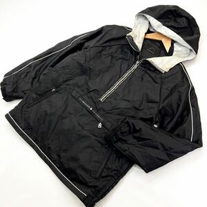 BOGNER ☆ ストリート感がクール◎ スノボ ジャケット アノラックパーカー ブラック L スノーボード アウトドア 街着に◎ ボグナー■AE230