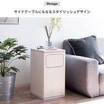 木製 プッシュ ダストボックス Empro 20L ごみ箱 スタイリッシュ 北欧_画像5