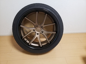 美品1本Ferrada Wheels22インチpcd130 q7トゥアレグ カイエンFR2 22×10.5JインセットETプラス45 マットブロンズ ナンカンsp7 295/35R22