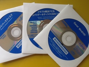 ESPRIMO D753/H 用リカバリDVD＠未開封3枚組@ Windows7 Professional SP1 32ビット版