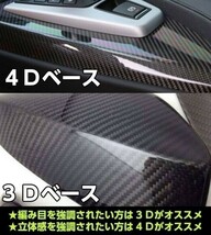 【Ｎ－ＳＴＹＬＥ】5D(4Ｄ柄)カーボンシート152cm×50ｃｍグリーン　緑　ラッピングフィルム　艶ありカッティングシート_画像6