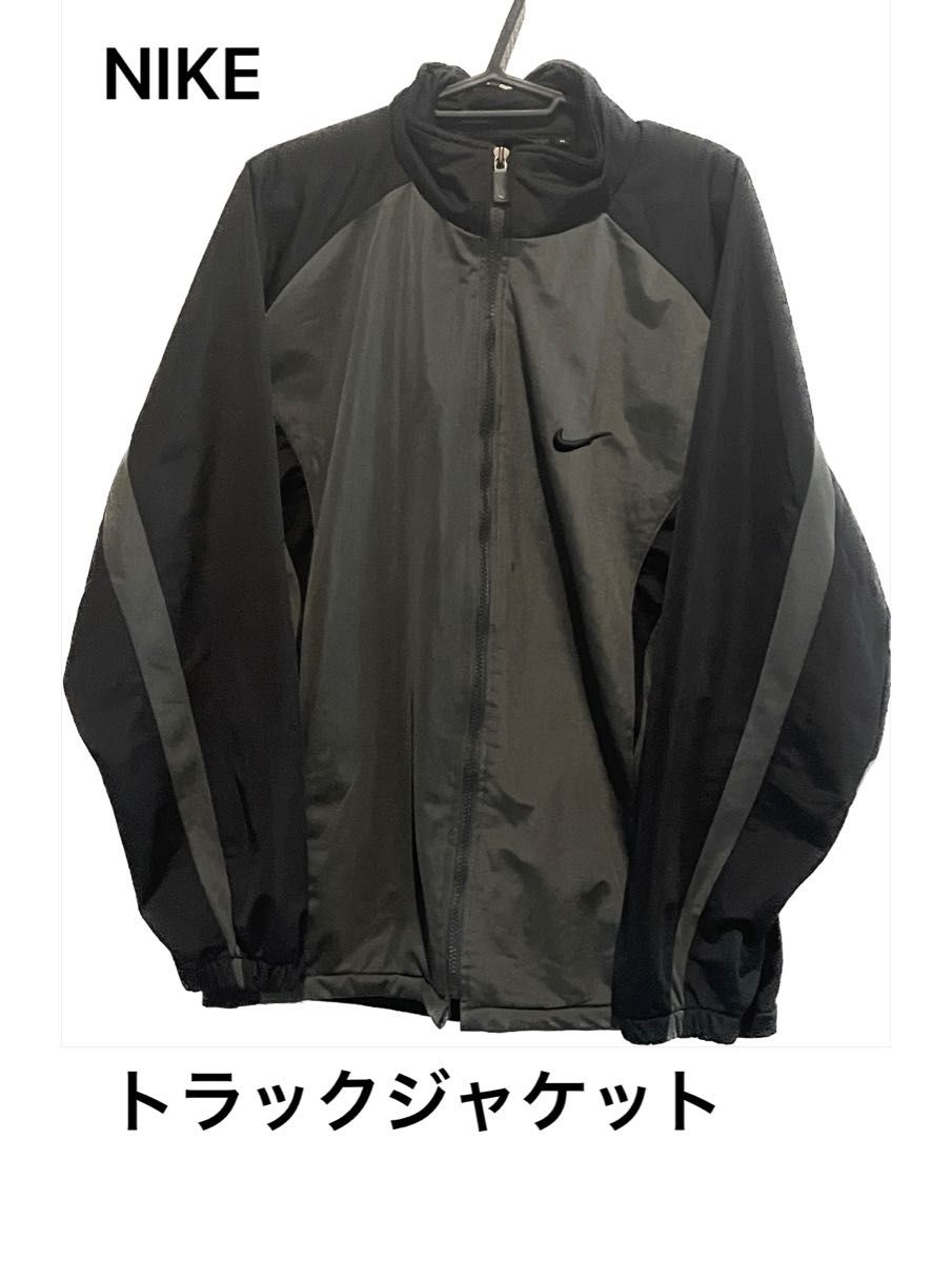 タグ付き 80s【NIKE】ナイキ 紺タグ 刺繍ロゴ トラックジャケット XL