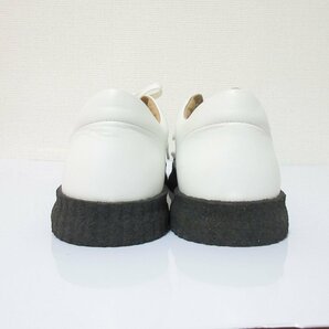 美品 20SS JIL SANDER ジルサンダー SMOOTH LEATHER SNEAKER ラウンドトゥ レザー ローカット スニーカー シューズ JI32535A 44 ホワイトの画像4