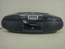 7949●2001年製 Panasonic CDラジオカセット プレーヤー RX-DT35●_画像1