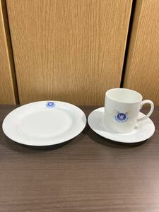 ▼加山雄三≪カップ&ソーサー　1客　プレート　１枚≫陶器製　皿　デザートプレート