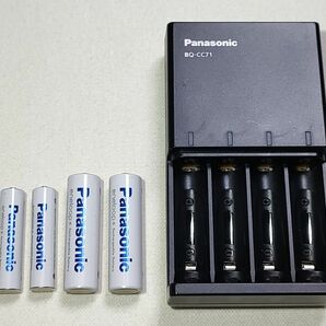 ■ Panasonic　充電器　■ Panasonic 単3形・単4充電式ニッケル水素電池　eneloop