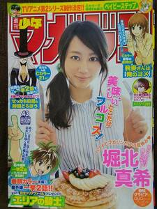 週刊少年マガジン 2014年No.43 グラビア切り抜き 堀北真希