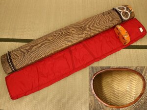 . Japanese cedar koto sphere . parcel Kashiwa leaf 13 string koto .. total length approximately 183. body soft case . front sack 