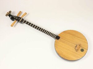 中国楽器 秦琴 収納ケース付 三弦 Star印 三味線 弦楽器 伝統芸能
