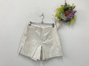 644 lady's [ UNTITLED world new goods base price Y6,750 ] flax * rayon entering short pants size :1 color : beige 