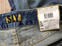 753　レディース　【　ＳＬＹ JEANS　】新品本体価格￥18,800　ホルターネックデニムパンツ　　サイズ：25　　色：ネイビー_画像9