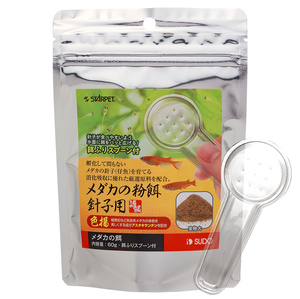 送料無料　　スドー　メダカの粉餌 　針子用 色揚（60g）