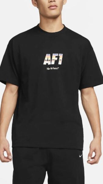 ナイキ AF1 メンズ Tシャツ NIKE AS M NK NRG AF1 TEE SS BLACK XLサイズ 送料込み