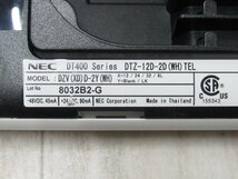 Ω ZZK 5564 保証有 キレイめ NEC Aspire UX 12ボタン電話機 DTZ-12D-2D(WH)TEL 2台セット ・祝！10000取引突破！_画像7