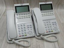 Ω ZZK 5564 保証有 キレイめ NEC Aspire UX 12ボタン電話機 DTZ-12D-2D(WH)TEL 2台セット ・祝！10000取引突破！_画像1