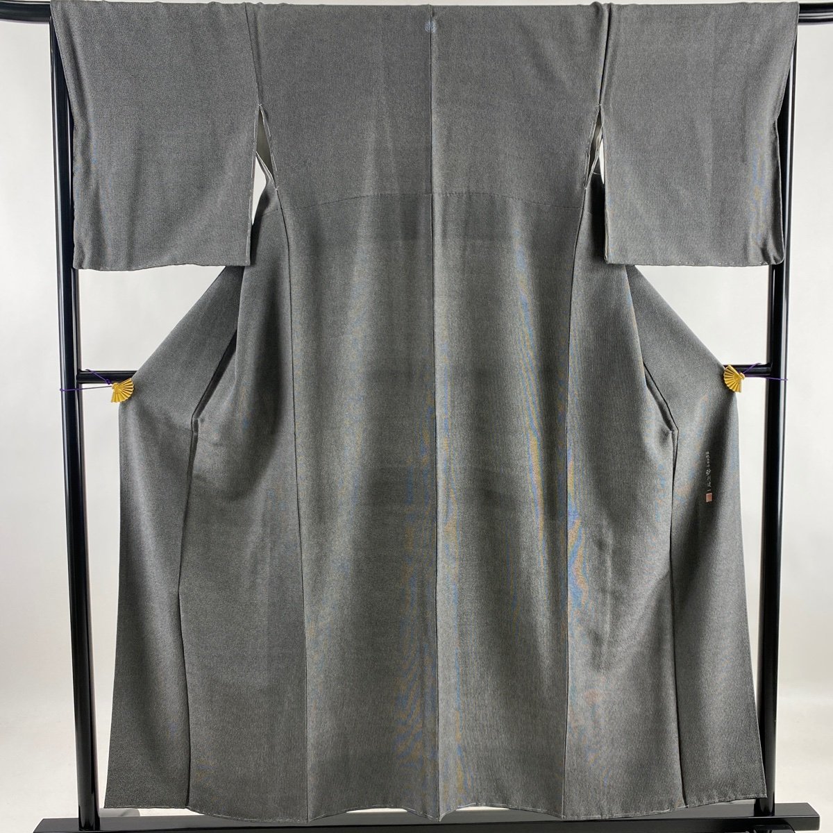 正規品 305mk25〇四代目 松綱 砂川健一 夏物 江戸小紋 絽 万筋〇美品