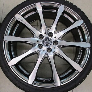 【中古タイヤホイール4本セット】レアマイスターNONINO（ノニーノ）19インチ7.5J+47 5穴100Neolinネオスポーツ 225/35R19 2021年製造の画像4