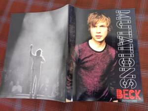 F#552◆パンフ◆ ベック ミューテーションズ BECK Mutations Ｊａｐａｎ Tour 1999