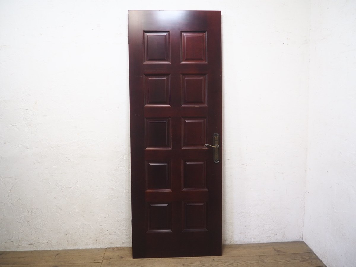 タJ0731◇【H200cm×W74cm】◇ヴィンテージ◇特大◇重厚な無垢材の