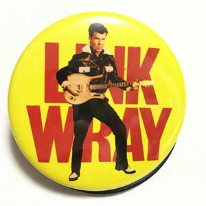 デカ缶バッジ 5.8cm LINK WRAY リンクレイ Garage Punk ガレージパンク ROCKABILLY ロカビリー ギターウルフ 鮎川誠