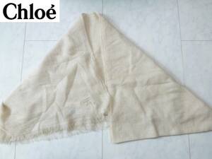  Chloe (Chloe) ivory cashmere 100% stole 