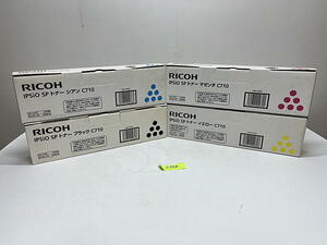 C-432【新品・ヤケとよごれあり】リコー　RICOH　IPSiO　SPトナー　C710　K/C/M/Y ブラック/シアン/マゼンタ/イエロー　4色4本セット　純正