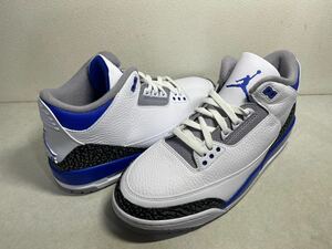 AIR JORDAN 3 RETRO RETRO エア ジョーダン 3 レトロ RACER BLUE レーサーブルー US12 未使用 CT8532-145