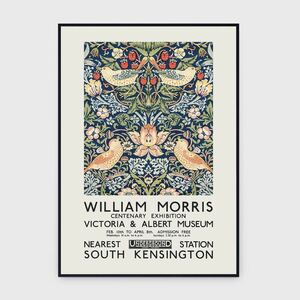 William Morris Victoria & Albert Museum London 1934 ウィリアム・モリス 展示会ポスター モダンアート アートポスター インテリア