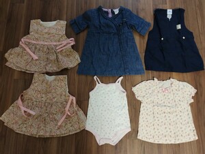 新生児 サイズ70 女の子 夏物 まとめ売り ベビー服