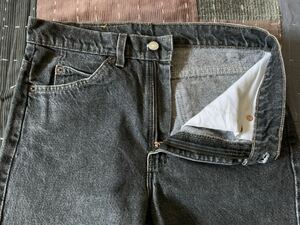 90s W31 L32 levi's 505 先染め ブラック デニム パンツ ジーンズ アメリカ製 USA製 585工場 オレンジタブ 黒 black リーバイス 501