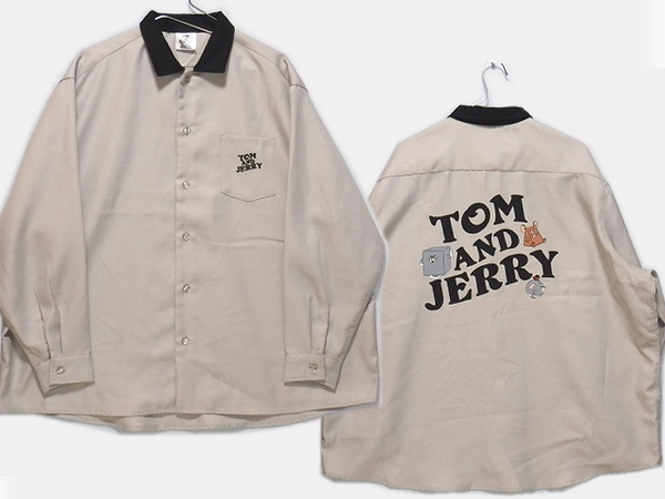 即決■★Tom and Jerry トムとジェリー★■ワイドシャツ:SIZE=M