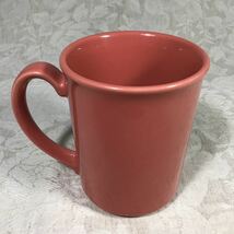 コーラルピンク CORNING Ware コーニング マグカップ アメリカ USA ヴィンテージ さんご色 ミルクグラス パイレックス ファイヤーキング_画像2