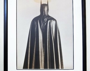 バットマン/マイケル・キートン/Michael Keaton/アート ピクチャー/Batman/額装新品/DC コミックス/モノクロ 写真/映画 マニア/インテリア