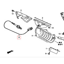 18時迄即日発送 新品在庫 OS110 O2センサー ホンダ ザッツ JD1 JD2 ノンターボ車 / ライフ JB1 JB2 ラムダセンサー 36531-PFB-J02_画像6