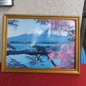 * Mt Fuji | photograph, but one part coloring material . coloring is done | beautiful goods | amount attaching 