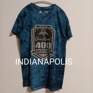 【即日発送】美品。INDIANAPOLIS MOTOR SPEED WAY 半袖Tシャツ メキシコ製