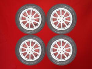 スタッドレス ECO FORME エコフォルムSE-15+ヨコハマアイスガード6IG60 215/55R17 9分山★クラウンカムリに！stwt17