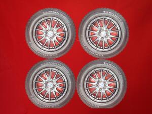 スタッドレス 7Wスポークタイプ1P+ミシュランXーICESNOW 195/65R15 9.5/9分山★プリウスインプレッサなどに！stwt15