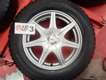 スタッドレス 7スポークタイプ1P+トーヨーアイスフロンテージ 195/65R15 9/8.5分山★ステップワゴンレガシィなどに！stwt15_画像7