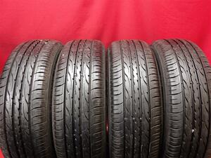 中古タイヤ 185/65R14 86S 4本セット ダンロップ エナセーブ EC203 8分山★n14 モビリオスパイク エアウェイブ ファミリア