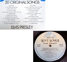 Elvis Presley - Elvis Love Songs - LP/ It's Now Or Never,Surrender,She's Not You,Suspicious Minds,K-Tel - NE 1062,イギリス盤, 1979_画像2