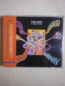 『The Who/A Quick One+10(1967)』(リマスター盤,1995年発売,POCP-7064,廃盤,国内盤帯付,歌詞対訳付,Heat Wave,Boris The Spider)