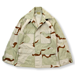 ★90s 米軍実物 3C デザートカモ BDU シャツジャケット リップストップ SMALL-SHORT ビンテージ